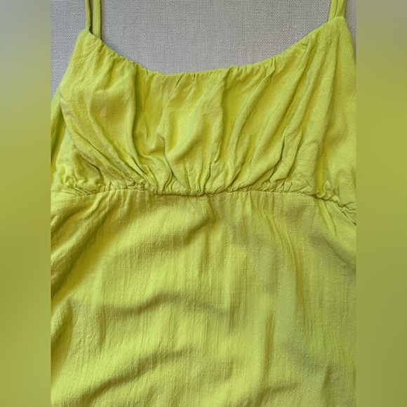 Mini dress scrunch, green, M - Picture 5 of 15